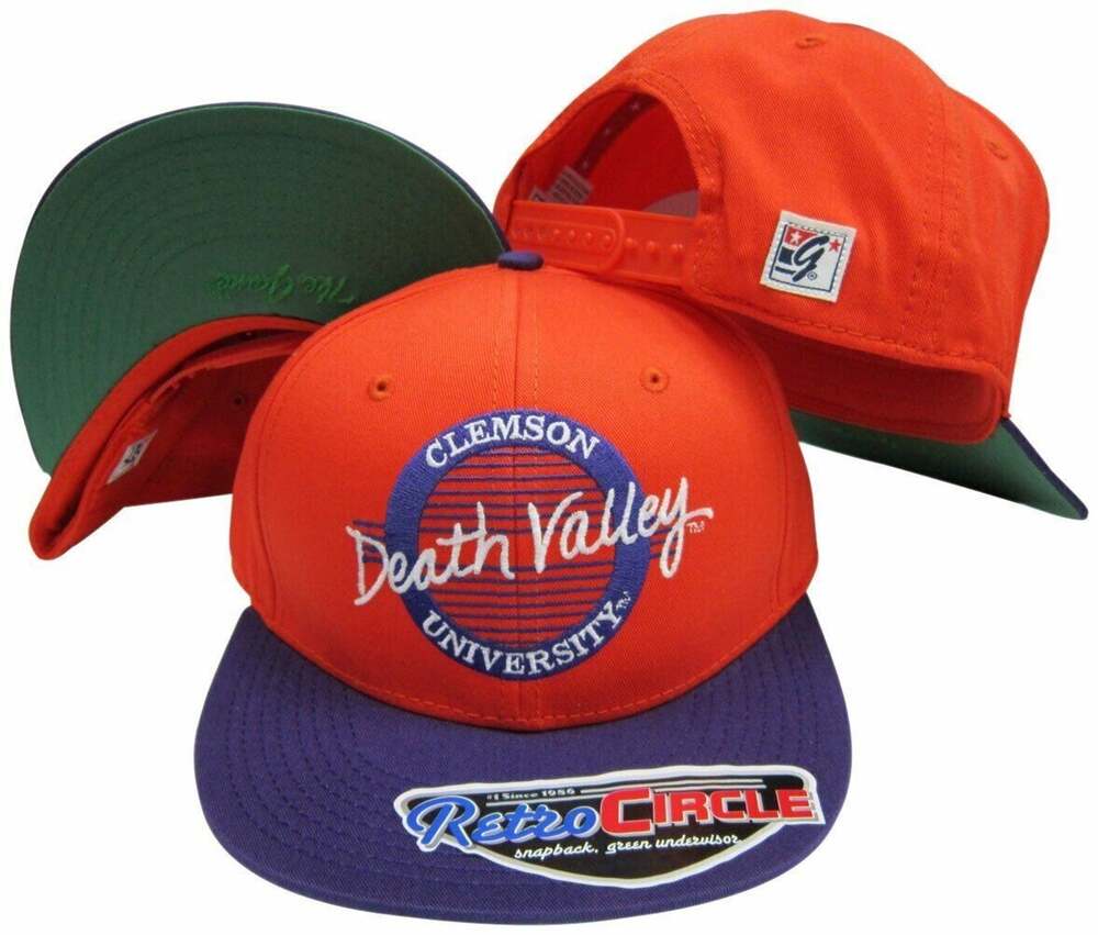 The Game Vintage Circle Clemson Tigers Snapback Hat / Cap - NWT